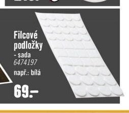Filcové podložky