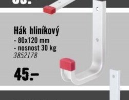 Hák hliníkový