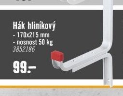 Hák hliníkový