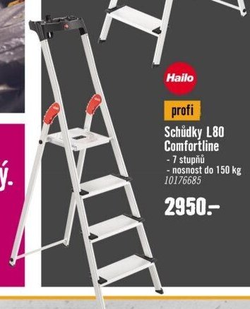 Schůdky L80 Comfortline 7 stupňů