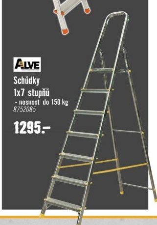 Schůdky 1x7 stupňů