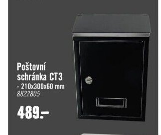Poštovní schránka CT3