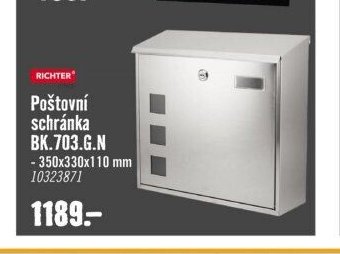 Poštovní schránka BK.703.G.N