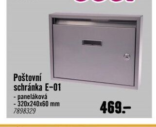 Poštovní schránka E-01