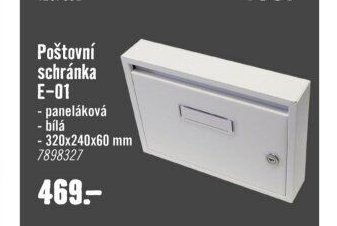Poštovní schránka E-01