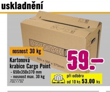 Kartonová krabice Cargo Point