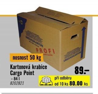 Kartonová krabice Cargo Point