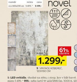9 VINTAGE KOBEREC, 120X180 CM