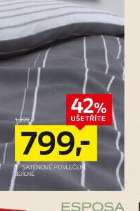 Saténové povlečení