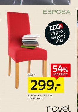 Povlak na židli