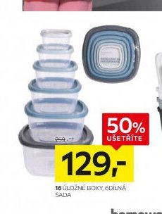 16 ÚLOŽNÉ BOXY, 6DÍLNÁ SADA