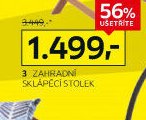 Zahradní sklápěcí stolek