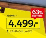 Zahradní lavice