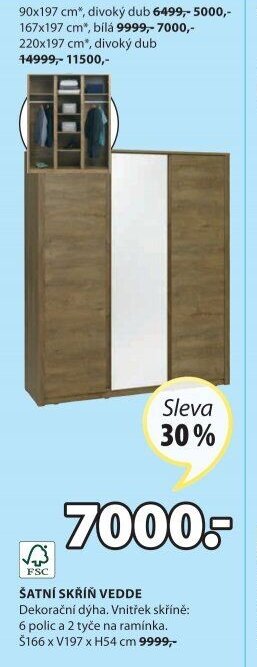ŠATNÍ SKŘÍŇ VEDDE