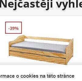 Dětská postel s výsuvným lůžkem
