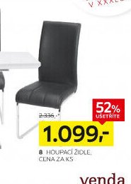 8 houpací židle, cena za ks