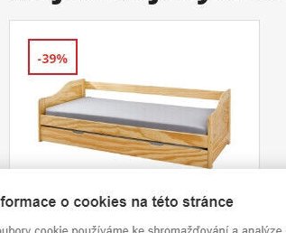Dětská postel s úložným prostorem