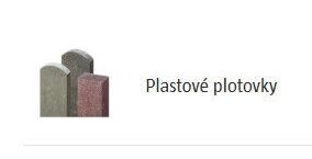Plastové plotovky