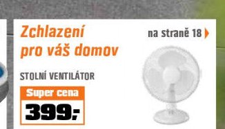 Stolní ventilátor