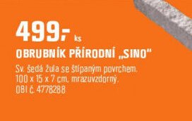 OBRUBNÍK PŘÍRODNÍ „SINO“
