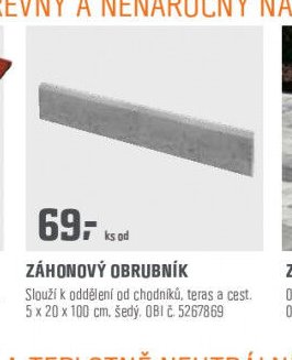 ZÁHONOVÝ OBRUBNÍK