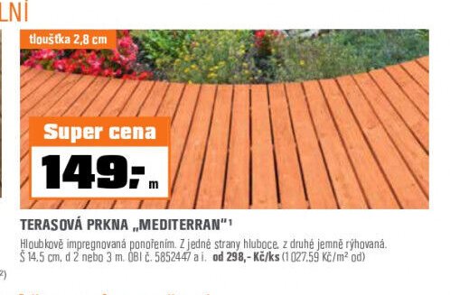 TERASOVÁ PRKNA „MEDITERRAN“