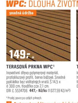 TERASOVÁ PRKNA WPC