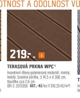 TERASOVÁ PRKNA WPC