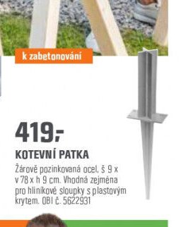KOTEVNÍ PATKA