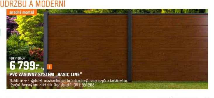 PVC ZÁSUVÝ SYSTÉM „BASIC LINE“