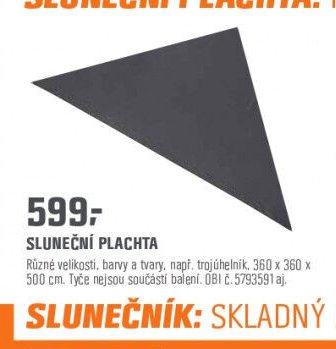 SLUNEČNÍ PLACHTA