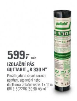 IZOLAČNÍ PÁS GUTTABIT „R 330 H