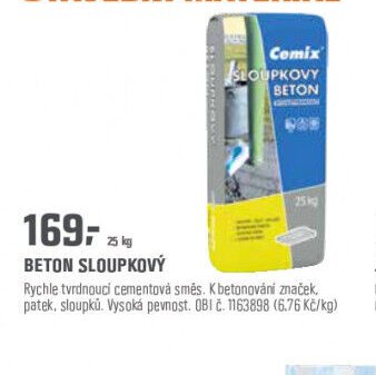 BETON SLOUPKOVÝ