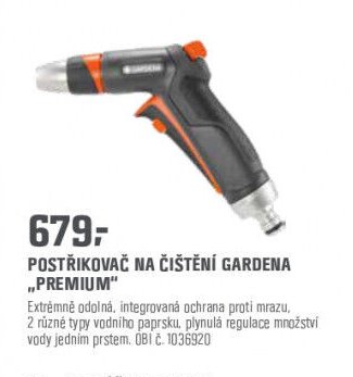 POSTŘIKOVAČ NA ČIŠTĚNÍ GARDENA PREMIUM