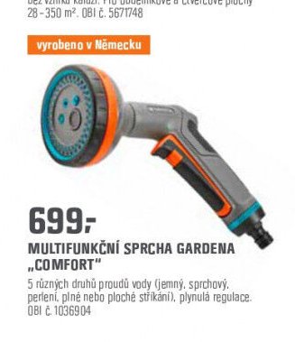 MULTIFUNKČNÍ SPRCHA GARDENA COMFORT