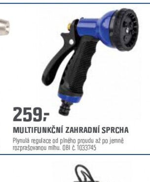 Multifunkční zahradní sprcha