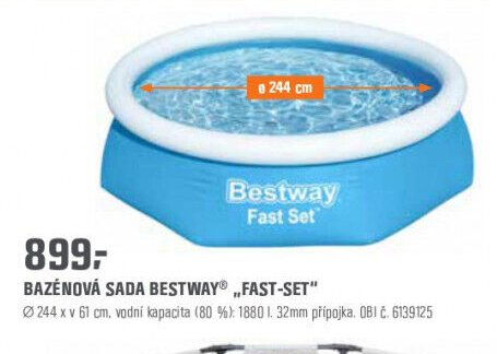 BAZÉNOVÁ SADA BESTWAY® „FAST-SET“
