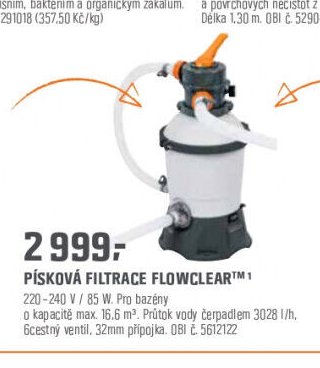 PÍSKOVÁ FILTRACE FLOWCLEAR™