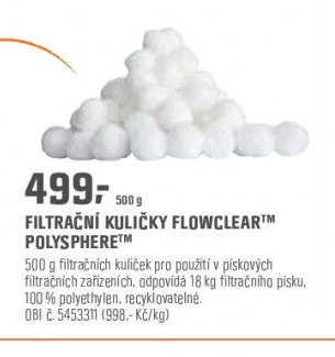 FILTRAČNÍ KULIČKY FLOWCLEAR™ POLYSPHERE™
