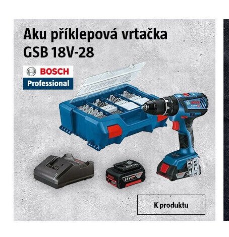Aku příklepová vrtačka GSB 18V-28