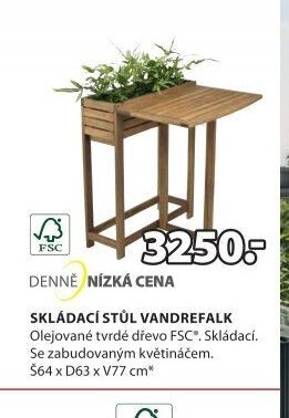 Skládací stůl VANDREFALK