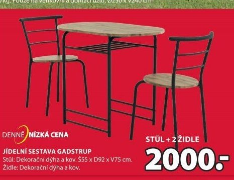 Jídelní sestava Gadstrup