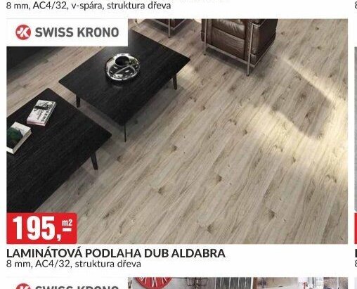 LAMINÁTOVÁ PODLAHA DUB ALDABRA 8 mm, AC4/32, struktura dřeva