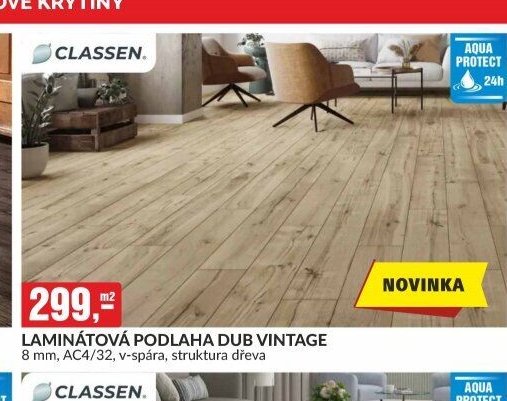 LAMINÁTOVÁ PODLAHA DUB VINTAGE