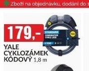 YALE CYKLOZÁMEK KÓDOVÝ 1,8 m