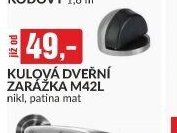 KULOVÁ DVEŘNÍ ZARÁŽKA M42L