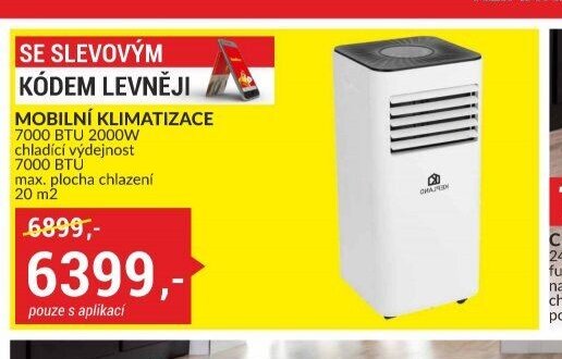 MOBILNÍ KLIMATIZACE 7000 BTU