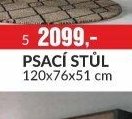 SYSTÉM FINI, PSACÍ STŮL 120x76x51 cm