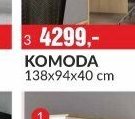 SYSTÉM DROP, KOMODA 138x94x40 cm