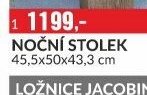 LOŽNICE MONTANA, NOČNÍ STOLEK 45,5x50x43,3 cm